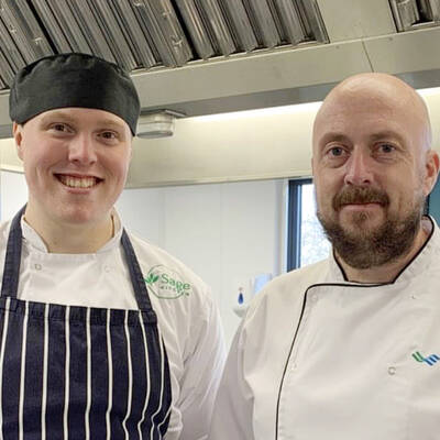 Chef Jack Quinney and tutor Tony Fitzmaurice