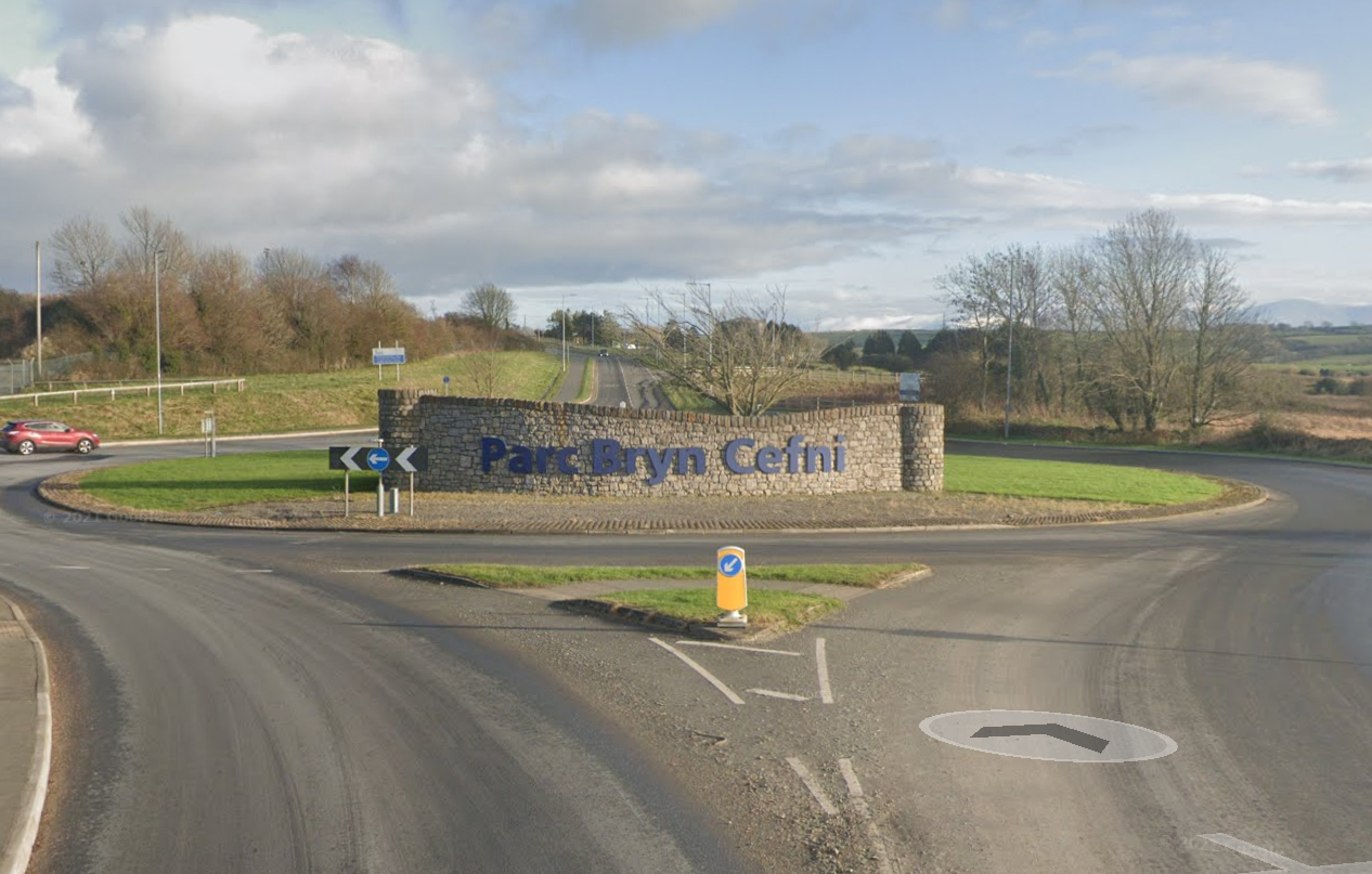 Arwydd Parc Bryn Cegin