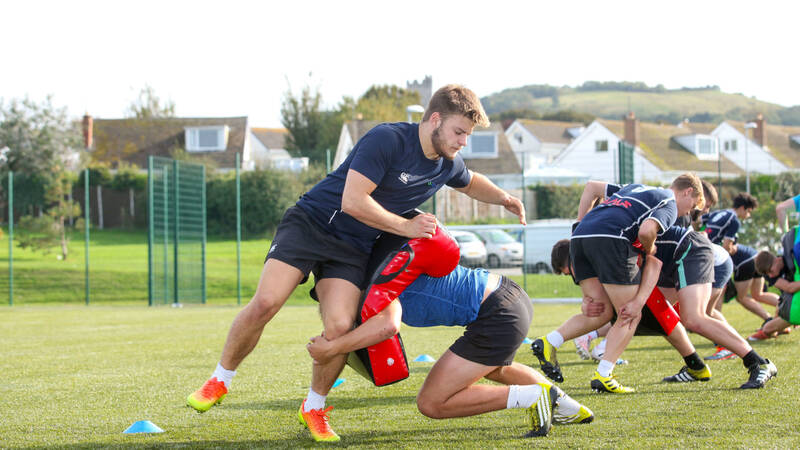 Rugby training