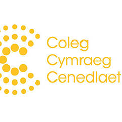 Coleg Cymraeg Cenedlaethol Logo Yellow