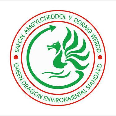 Logo Y Ddraig Werdd