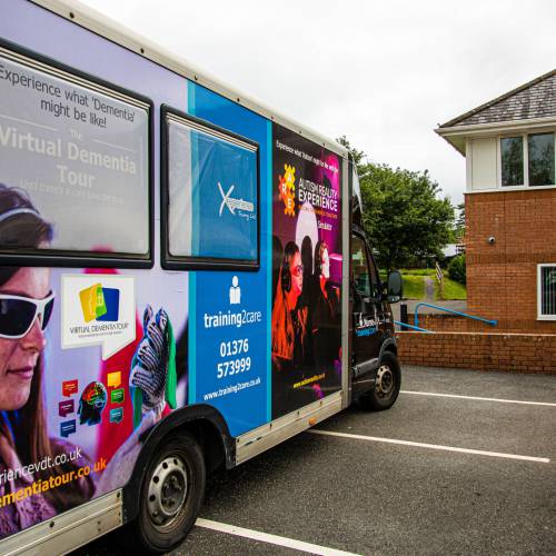 The ‘Virtual Dementia Tour’ and ‘Autism Reality Experience’ bus