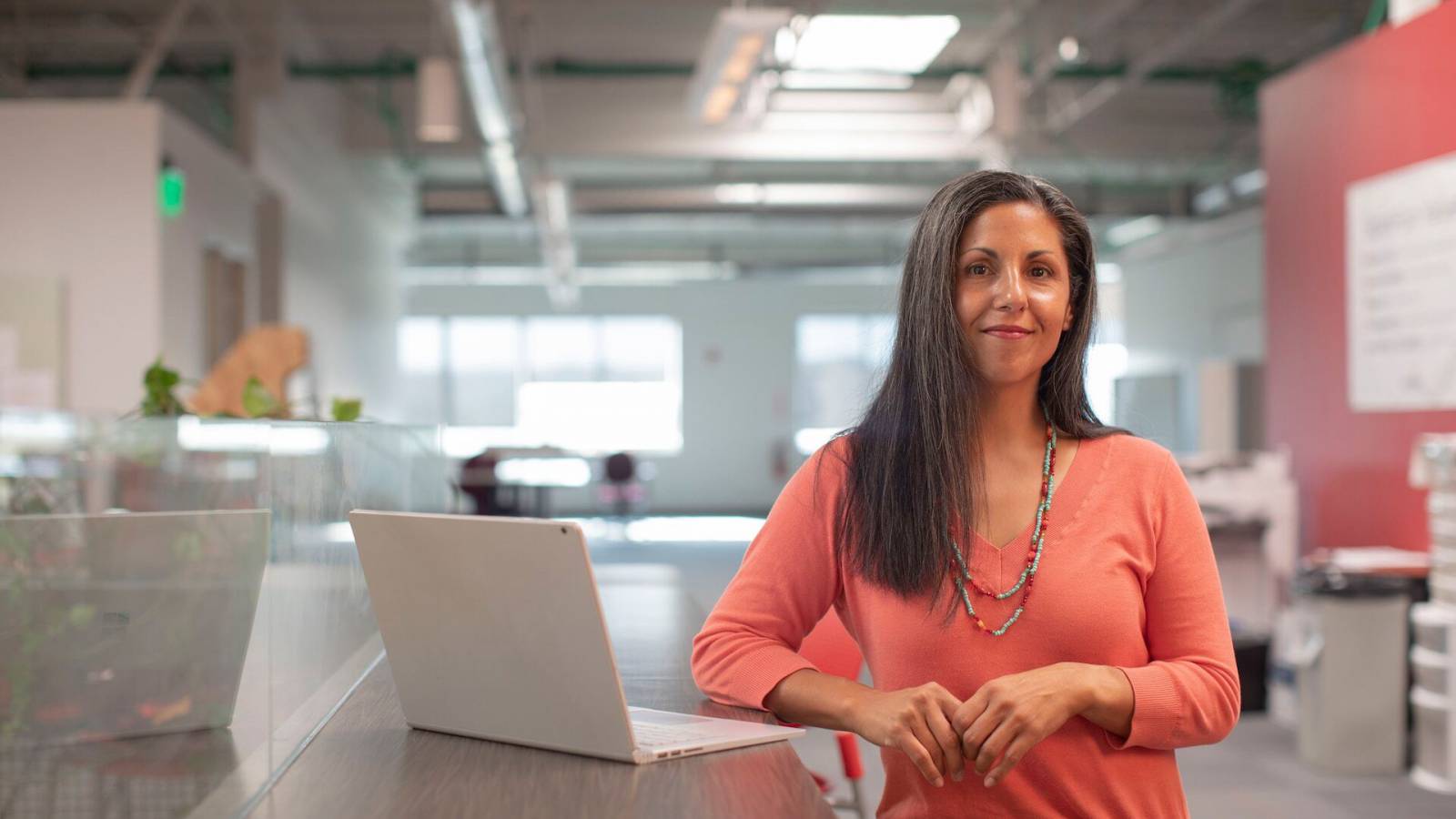 Lady in an office