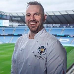 Dylan Owens, the head chef of hospitality at Manchester City’s Etihad Stadium