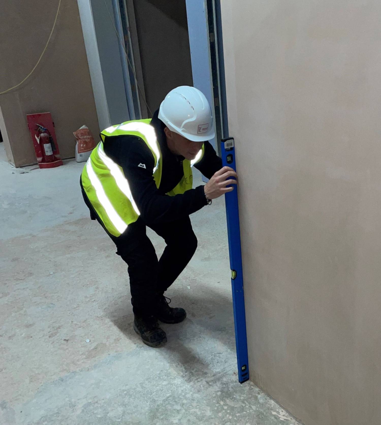 Brody White at work with Read Construction