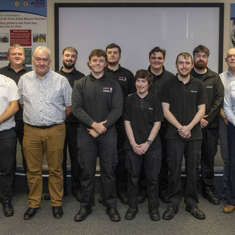 Babcock Apprentices at RAF Valley