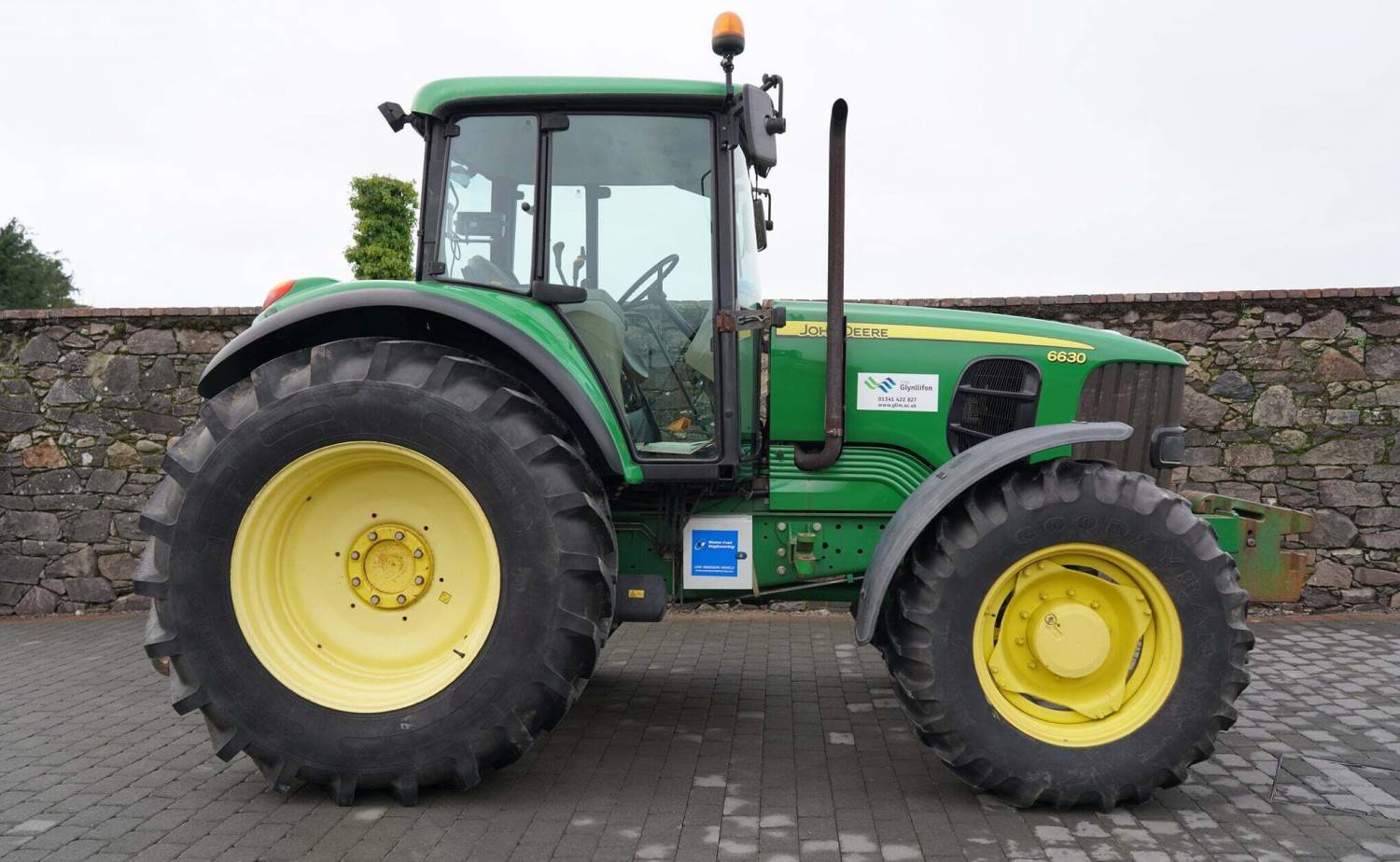 A tractor at Glynllifon farm