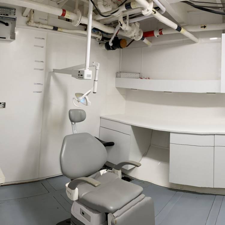 The dental unit on the Island Reach