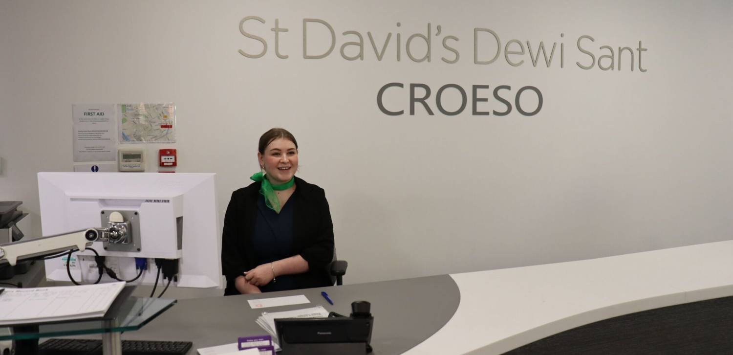Katie Crowther at St David’s Dewi Sant in Cardiff