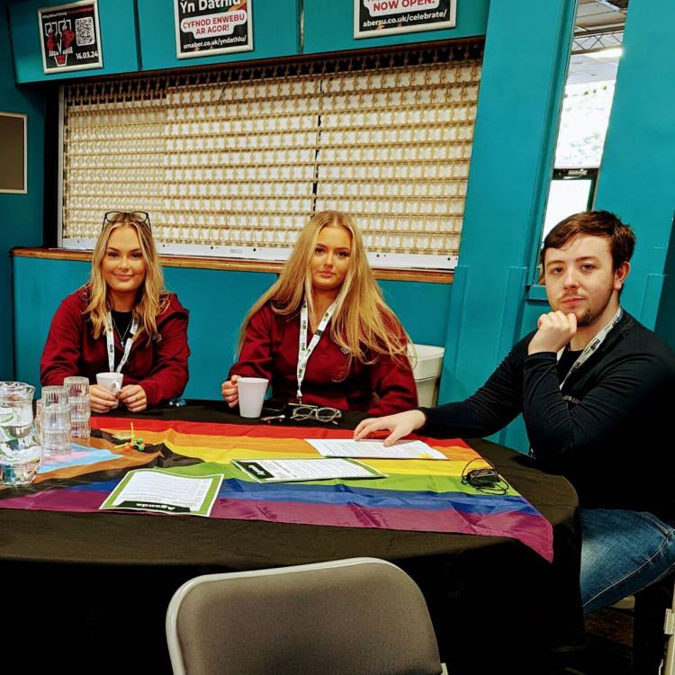 Grŵp Llandrillo Menai Student Union presidents at the NUS Wales annual conference