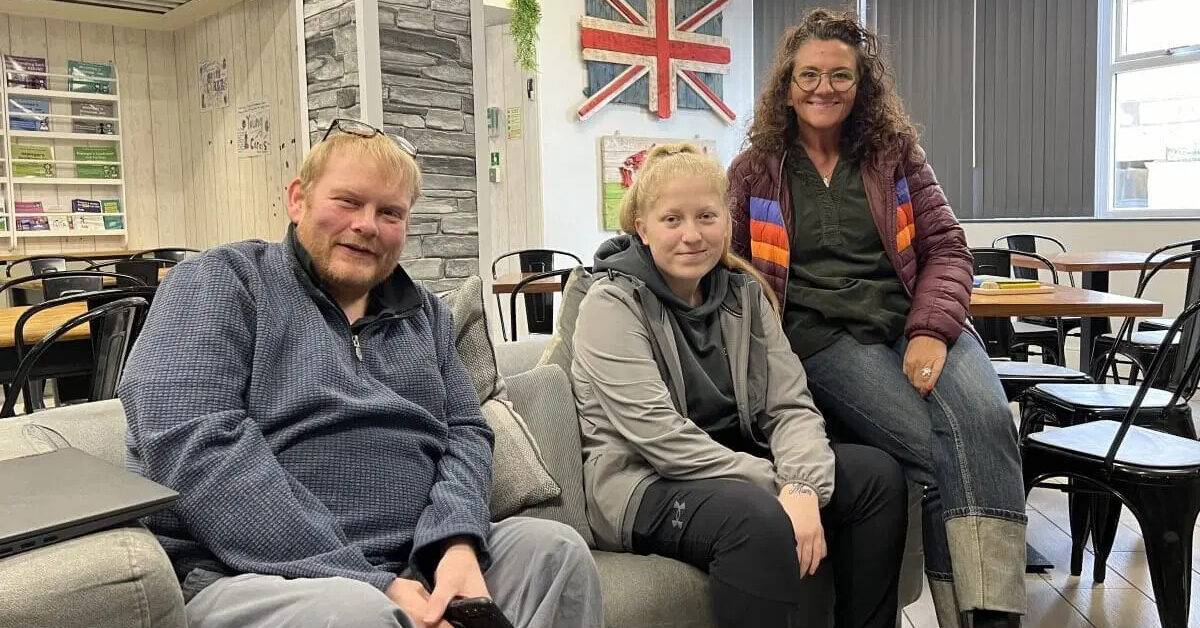 Brighter Futures CEO Shane Owen, trainee youth worker Ellie Wilkinson and The Neumark Foundation CEO Rebecca Neumark