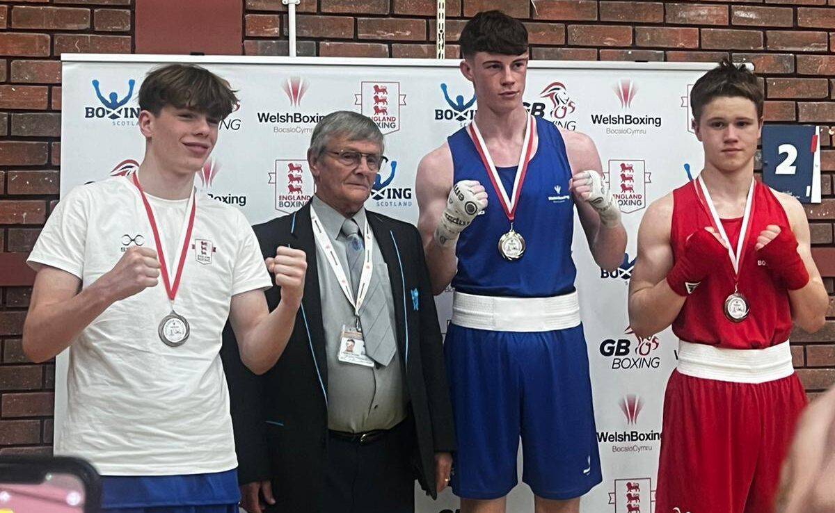 Mitchel Jones with the other medallists from the GB Championship