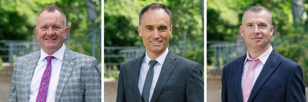 Aled Jones-Griffith, Dr Sion Peters-Flynn, Paul Flanagan