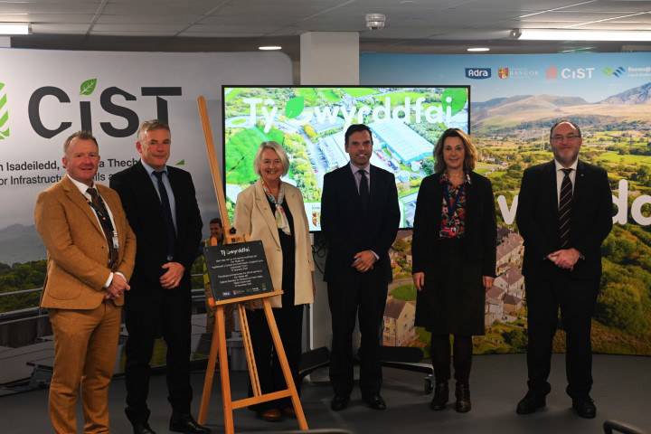 The Official Ceremony of Ty Gwyrddfai the decarbonisation hub at Penygroes