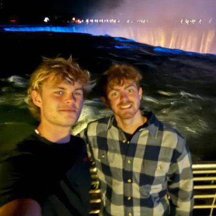 Former Coleg Llandrillo students Henry Wilyman and Dylan Michaelson