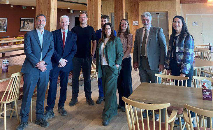 Grŵp Llandrillo Menai staff with members of Ambition North Wales, Theatr Clwyd, Conwy County Council and Flintshire County Council