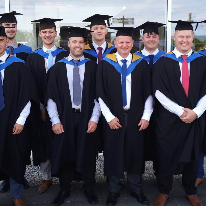 Coleg Menai, HNC in Engineering graduates