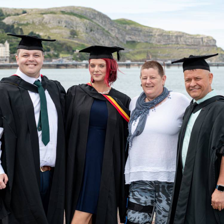 Graduates on the prom