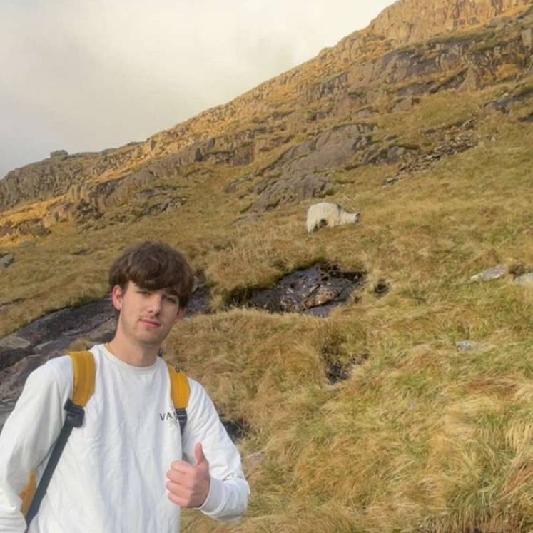 Former Coleg Menai student Peter Jenkins