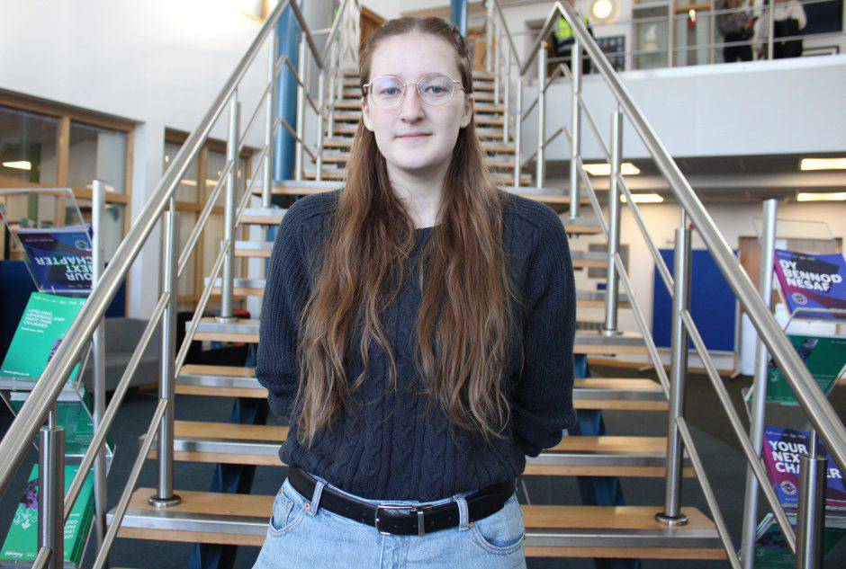 Heather Spencer, Llywydd Addysg Uwch Undeb Myfyrwyr Grŵp Llandrillo Menai