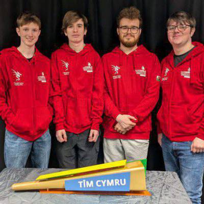 Aron Hughes, Matthew Owen, Cai Owen and Guy Geurtjens