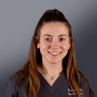 Dental Nurse Apprentice Ezme Knight-Morris who works at Bod Heulog Dental Practice in Rhyl