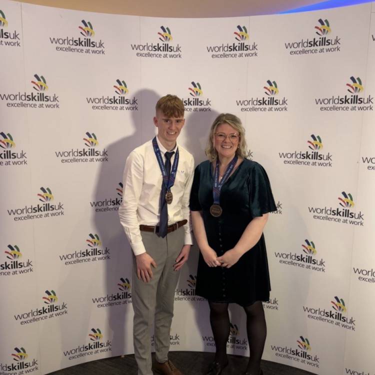 Robat Jones and Lowri Hughes