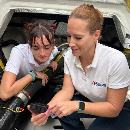 Morgandie and coworker Luana