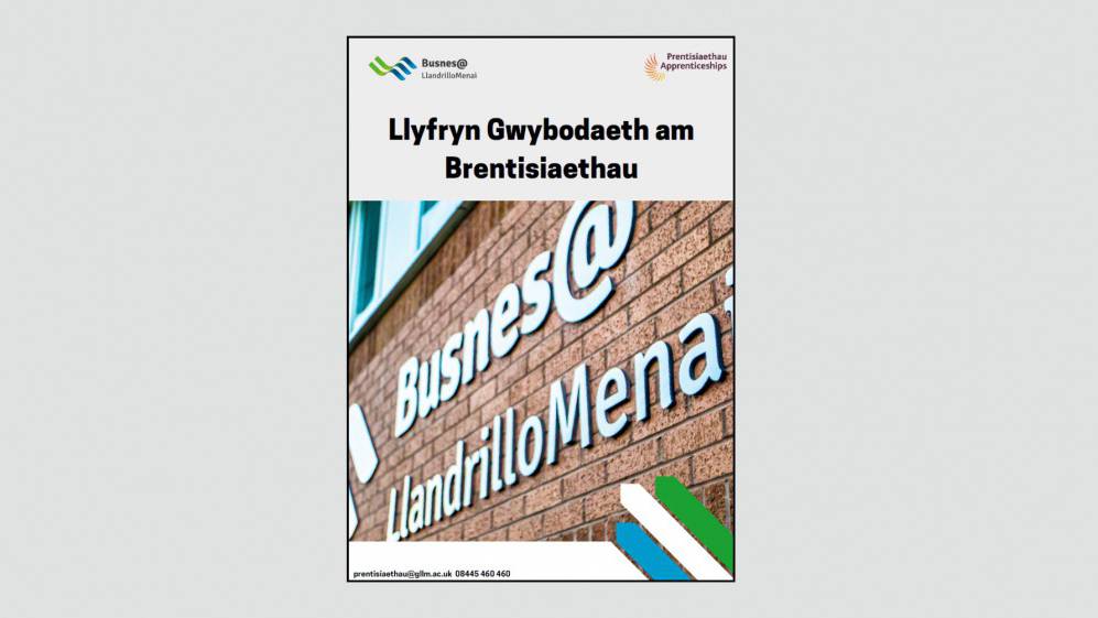 Llyfryn Gwybodaeth am  Brentisiaethau