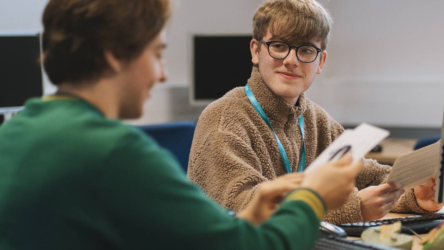 Students in a classroom